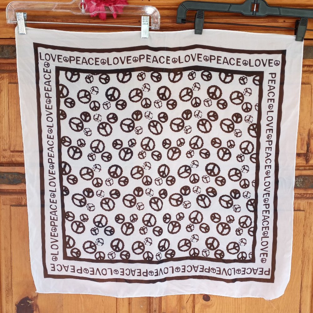 Boho silky bandana scarf